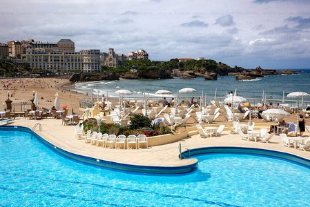 09PXE_1001-Piscina. Hotel du Palais. Biarritz, Lapurdi, Francia