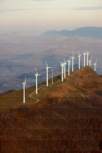 09PXE_1030-Vista aerea de Aerogeneradores, Navarra