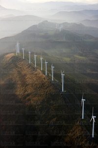 09PXE_1033-Vista aerea de Aerogeneradores, Navarra