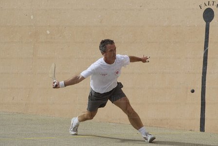 010RT_0074-Pala. Pelota Vasca. Frontón de Ziburu, Lapurdi, Fran