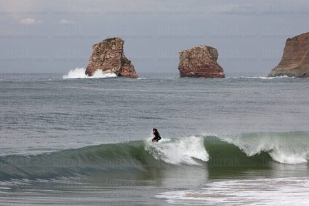011MDR_0206-Las Gemelas. Surf. Playa de Hondarraitz. Hendaya, La