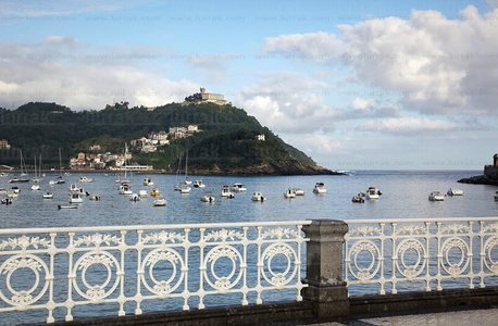 011PXE_0884-Barandilla y Bahía de La Concha. San Sebastián, Gi