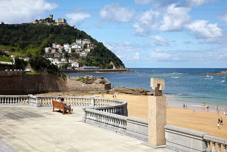 011PXE_0901-Playa de La Concha, San Sebastian, Gipuzkoa, Euskadi