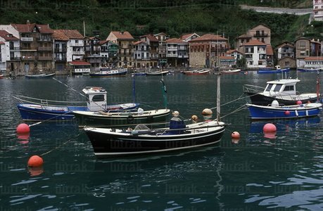 00694-Barcas-Amarradas-Rio-Oiartzun-Pasaia-Euskadi