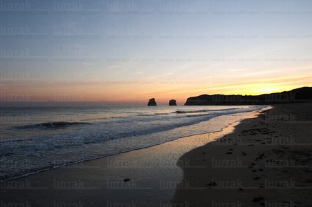 03863-Las Gemelas. Playa de Hondarraitz. Hendaya, Lapurdi, Franc