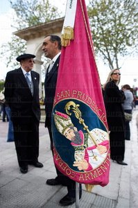 04498-Pendón. Procesión de san Prudencio. Vitoria Alava Euskad