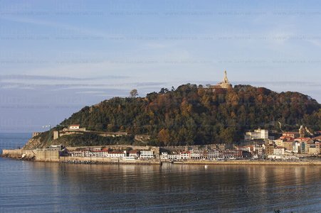 06263-Monte Urgull en otoño. san sebastián, Gipuzkoa, Euskadi