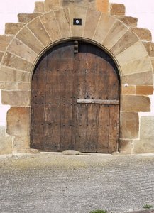 06573-Puerta. Eltzaburu. Valle de Ulzama. Navarra