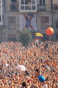 06930-Bajada del Celedñn. Fiesta de la Virgen Blanca. Vitoria, 