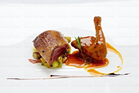 08828-Pichón Asado. Restaurante Boroa, Amorebieta, Bizkaia, Eus